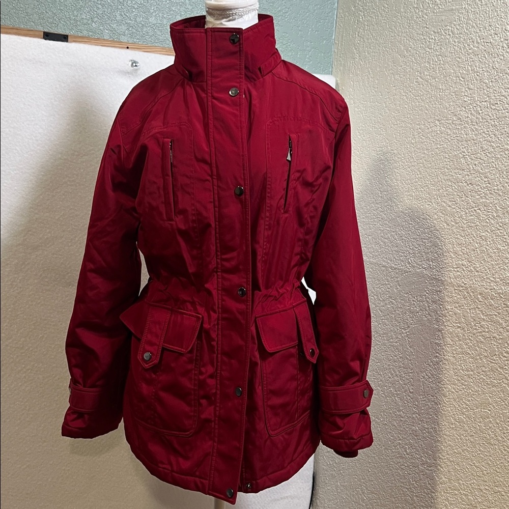 MYSTIC 
Black and Red Plaid Jacket